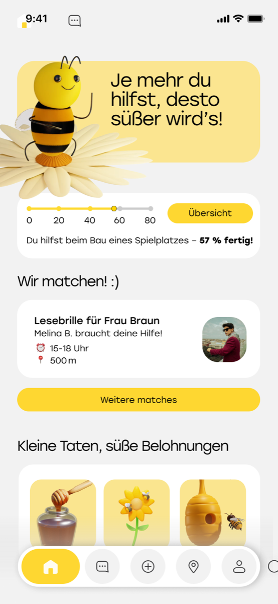 Beehelp — The App